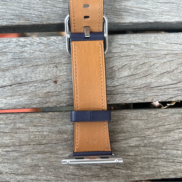 Classic Buckle for Apple Watch™ 42mm - Dark Aubergine Leather (No Longer Sold) - Picture 5 of 5